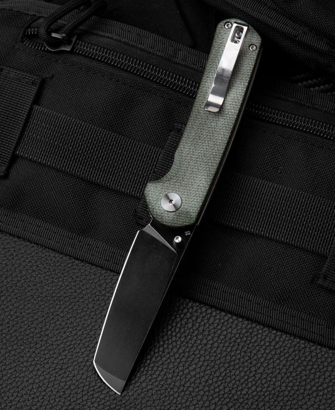 BESTECH Zatvárací nôž SLEDGEHAMME R LinerLock Black SW - green (BG31B-2)