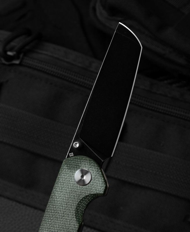 BESTECH Zatvárací nôž SLEDGEHAMME R LinerLock Black SW - green (BG31B-2)