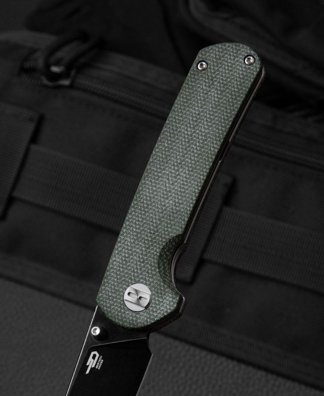 BESTECH Zatvárací nôž SLEDGEHAMME R LinerLock Black SW - green (BG31B-2)