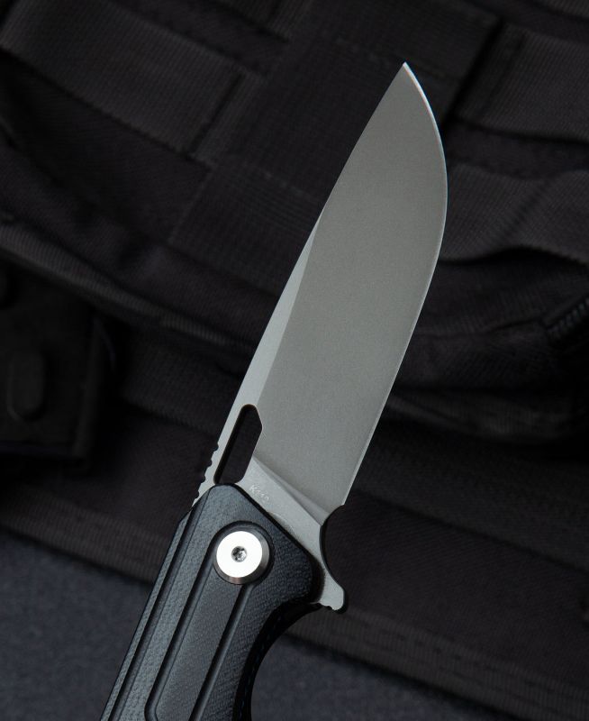 BESTECH Zatvárací nôž CIRCUIT LinerLock Grey titanized - black (BG35A-2)