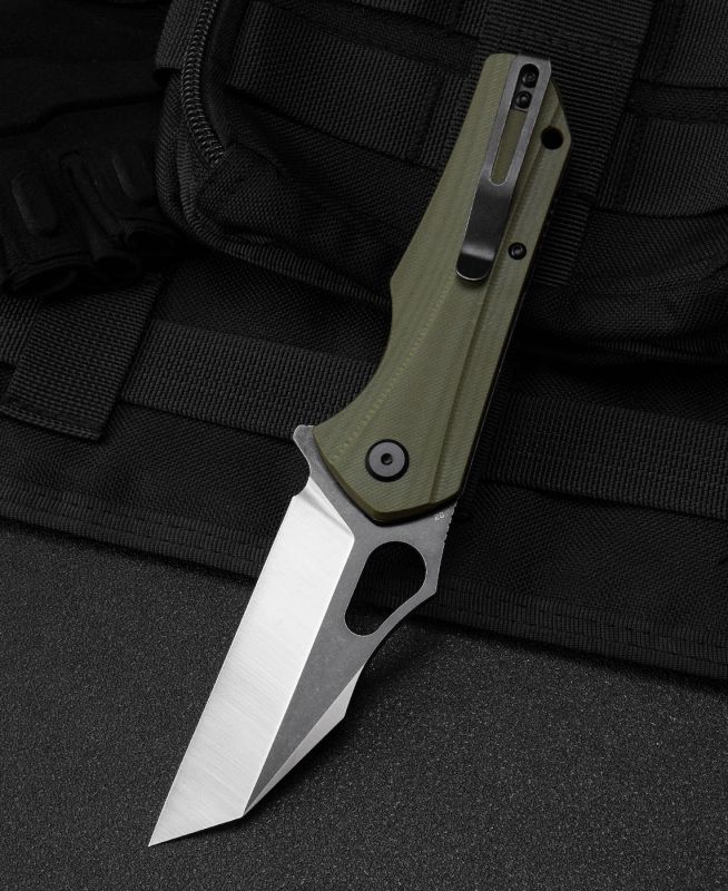 BESTECH Zatvárací nôž OPERATOR LinerLock  - green (BG36C)