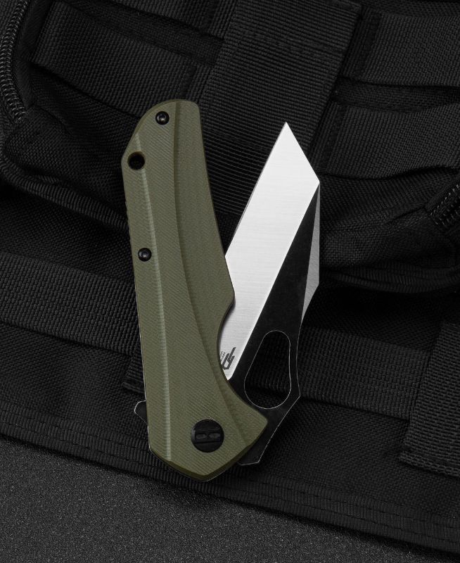 BESTECH Zatvárací nôž OPERATOR LinerLock  - green (BG36C)