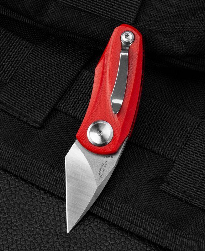 BESTECH Zatvárací nôž TULIP LinerLock  - red (BG38B)