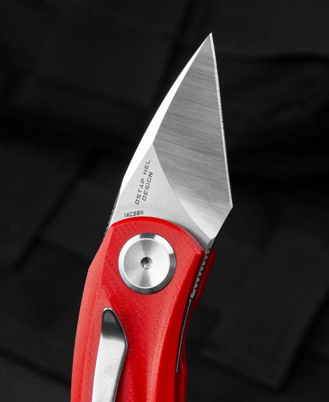 BESTECH Zatvárací nôž TULIP LinerLock  - red (BG38B)