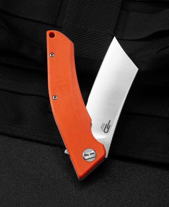 BESTECH Zatvárací nôž CUBIS LinerLock  - orange (BG42D)