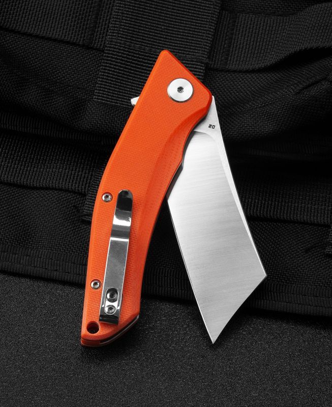 BESTECH Zatvárací nôž CUBIS LinerLock  - orange (BG42D)