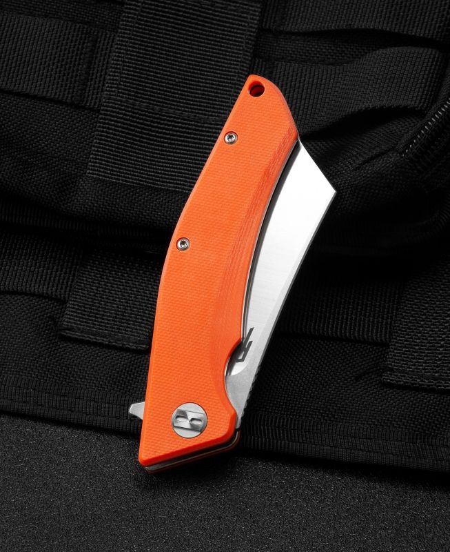 BESTECH Zatvárací nôž CUBIS LinerLock  - orange (BG42D)