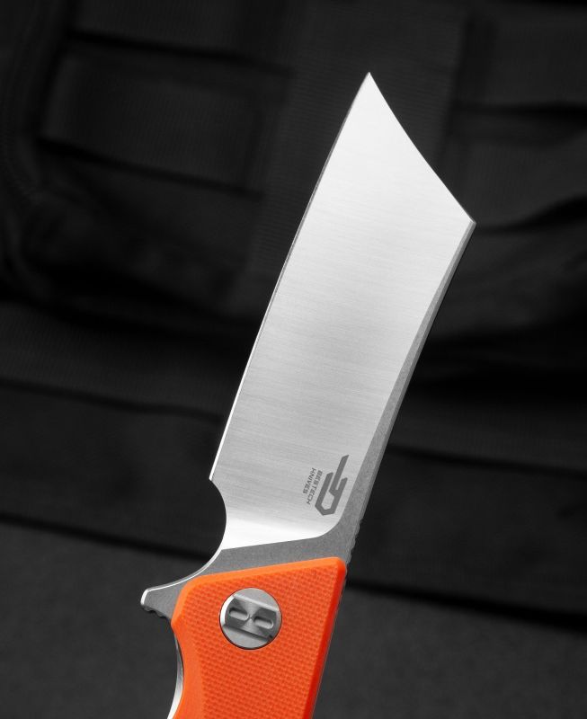 BESTECH Zatvárací nôž CUBIS LinerLock  - orange (BG42D)