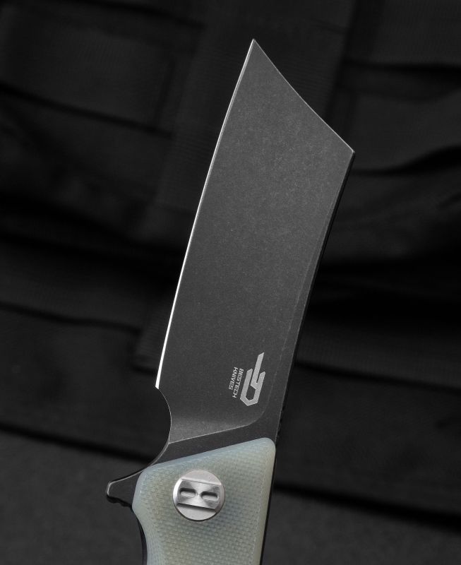 BESTECH Zatvárací nôž CUBIS LinerLock Black SW - jade (BG42E)