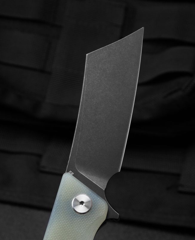 BESTECH Zatvárací nôž CUBIS LinerLock Black SW - jade (BG42E)