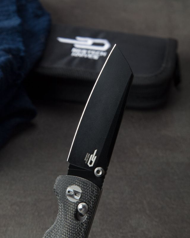 BESTECH Zatvárací nôž SLASHER BarLock Black SW - black (BG43A-2)