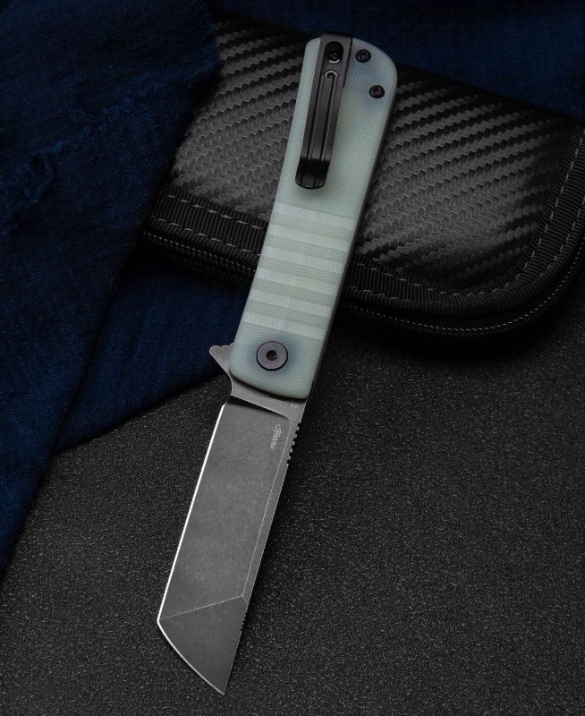 BESTECH Zatvárací nôž TITAN LinerLock Black SW - jade (BG49A-4)