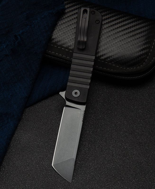 BESTECH Zatvárací nôž TITAN LinerLock Black SW - black (BG49A-5)