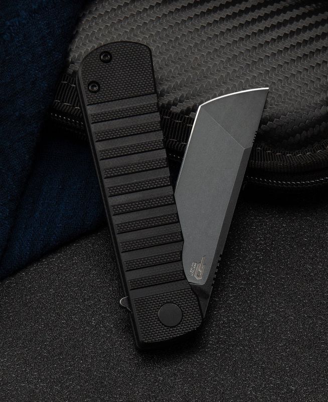 BESTECH Zatvárací nôž TITAN LinerLock Black SW - black (BG49A-5)