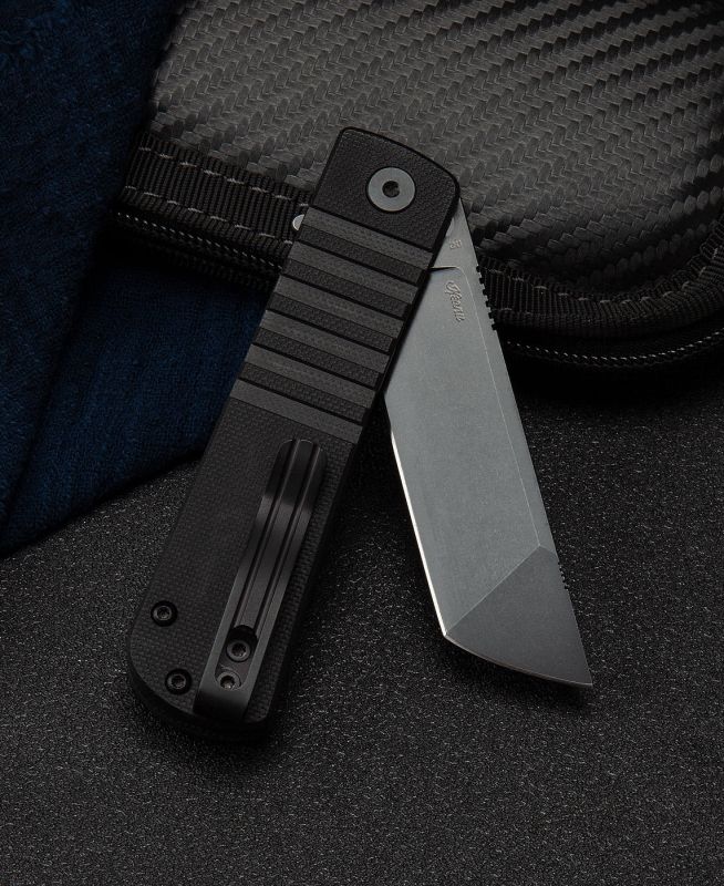 BESTECH Zatvárací nôž TITAN LinerLock Black SW - black (BG49A-5)