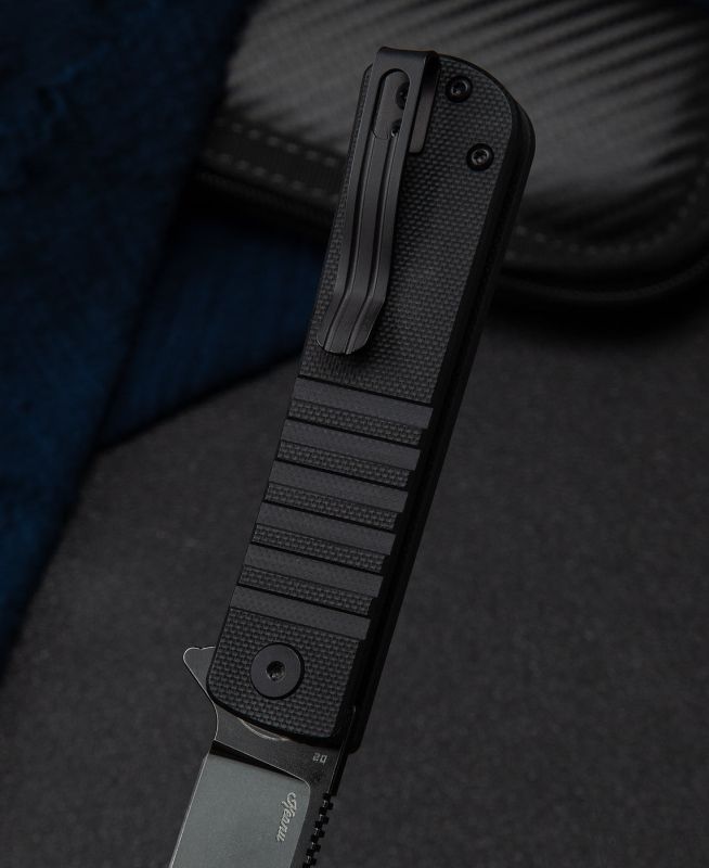 BESTECH Zatvárací nôž TITAN LinerLock Black SW - black (BG49A-5)