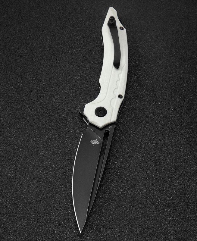 BESTECH Zatvárací nôž ORNETTA LinerLock Black SW - white (BG50E)