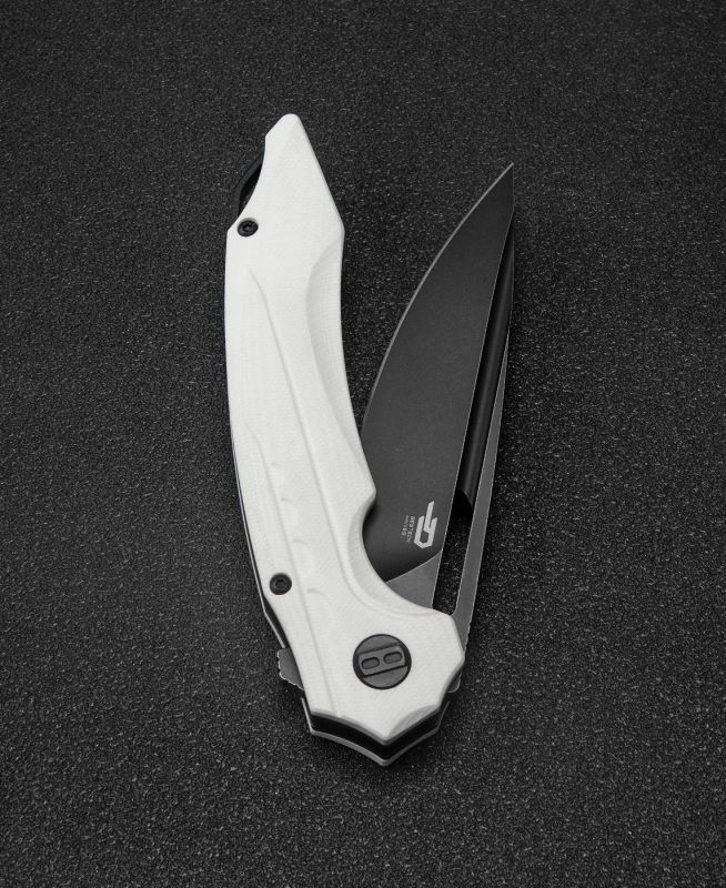 BESTECH Zatvárací nôž ORNETTA LinerLock Black SW - white (BG50E)