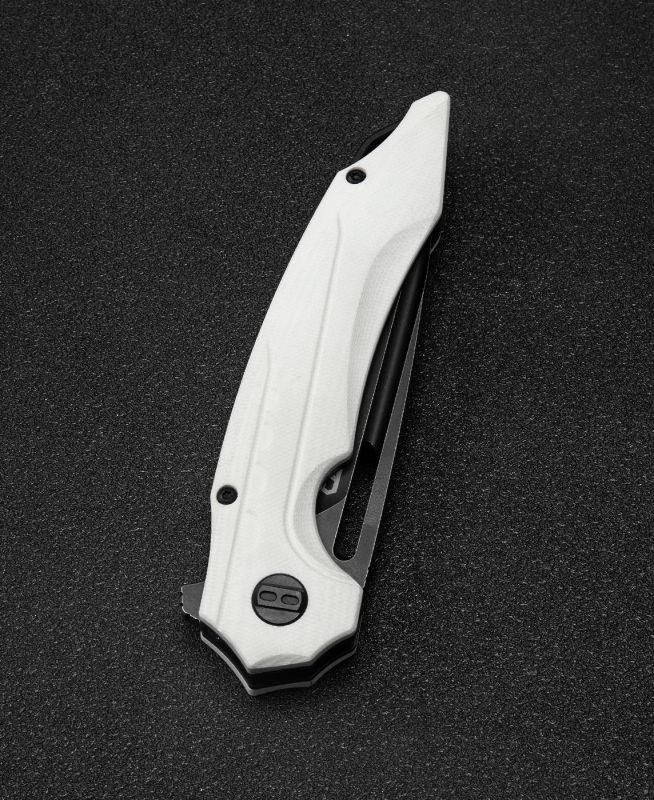 BESTECH Zatvárací nôž ORNETTA LinerLock Black SW - white (BG50E)