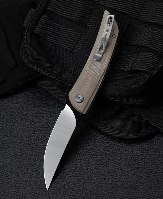 BESTECH Zatvárací nôž SWIFT LinerLock  - beige (BG30C-2)