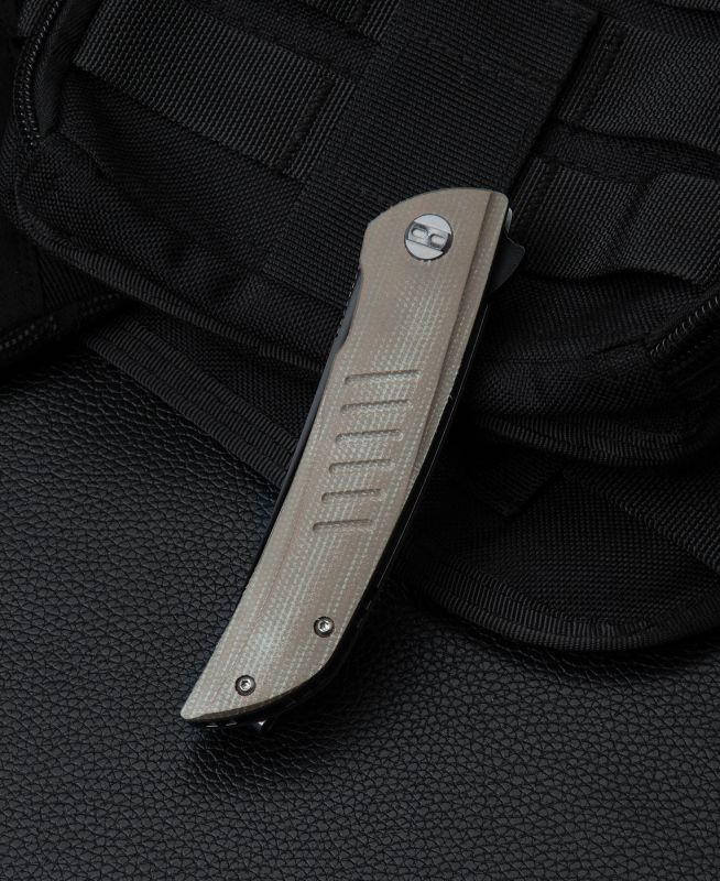 BESTECH Zatvárací nôž SWIFT LinerLock  - beige (BG30C-2)