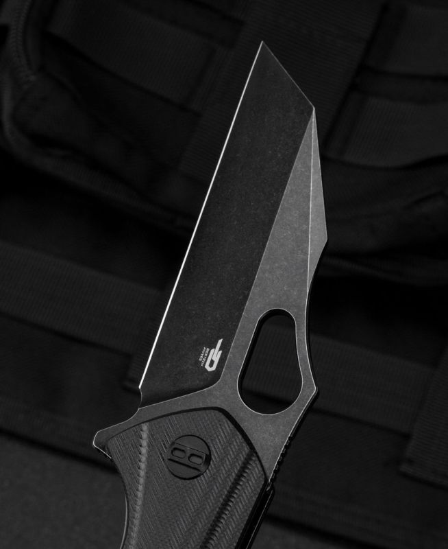 BESTECH Zatvárací nôž OPERATOR LinerLock Black SW - black (BG36B)