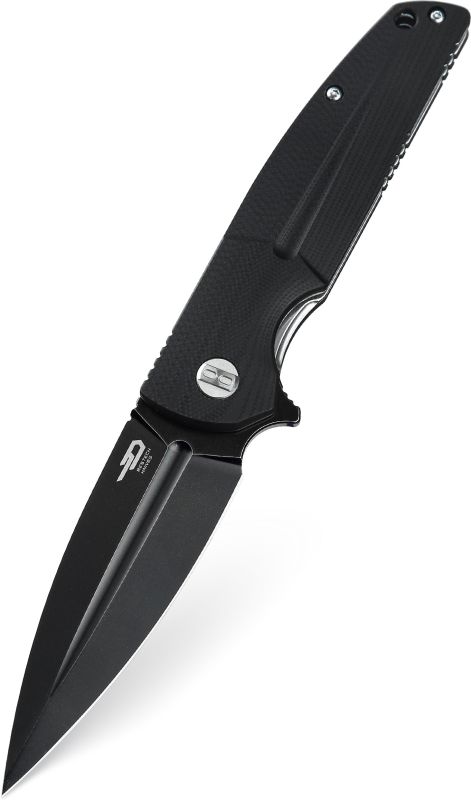 BESTECH Zatvárací nôž FIN LinerLock Black - black (BG34A-3)