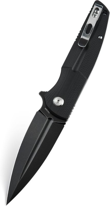 BESTECH Zatvárací nôž FIN LinerLock Black - black (BG34A-3)