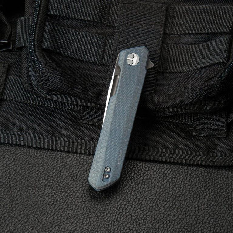 BESTECH Zatvárací nôž DUNDEE LinerLock Grey - grey (BMK01F)