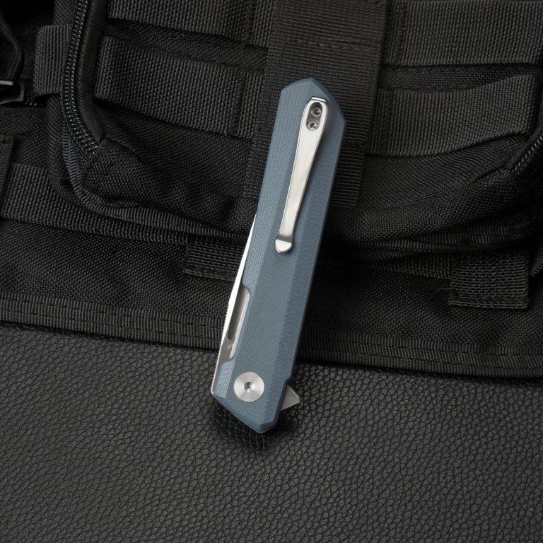 BESTECH Zatvárací nôž DUNDEE LinerLock Grey - grey (BMK01F)