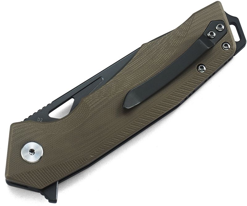 BESTECH Zatvárací nôž TOUCAN LinerLock Grey PVD - beige (BG14C-2)