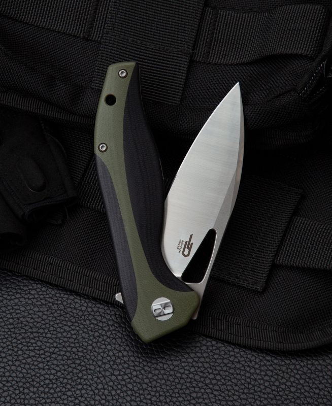 BESTECH Zatvárací nôž KOMODO LinerLock - black / green (BG26A)