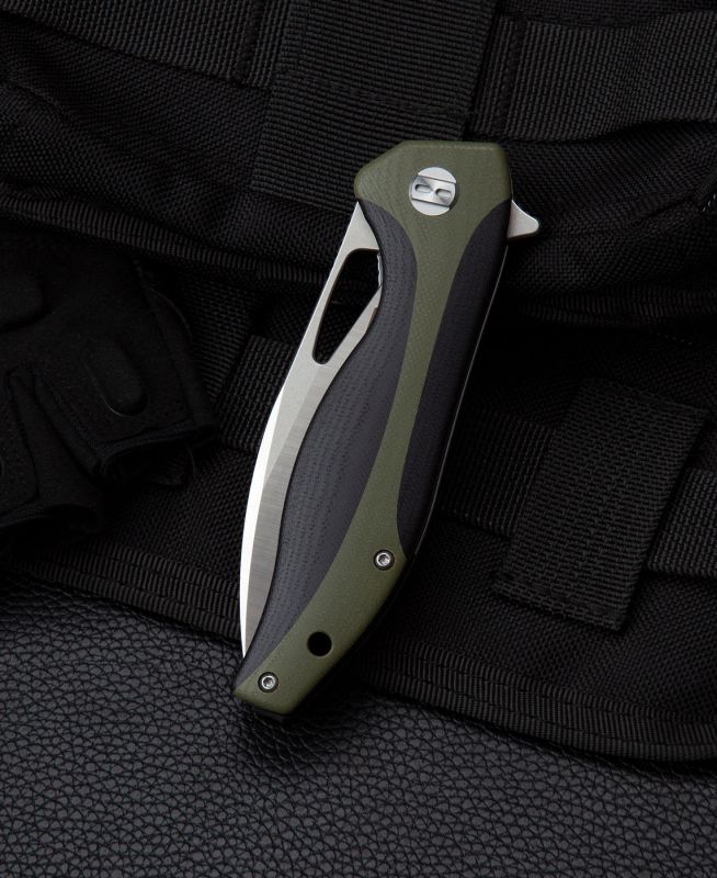 BESTECH Zatvárací nôž KOMODO LinerLock - black / green (BG26A)