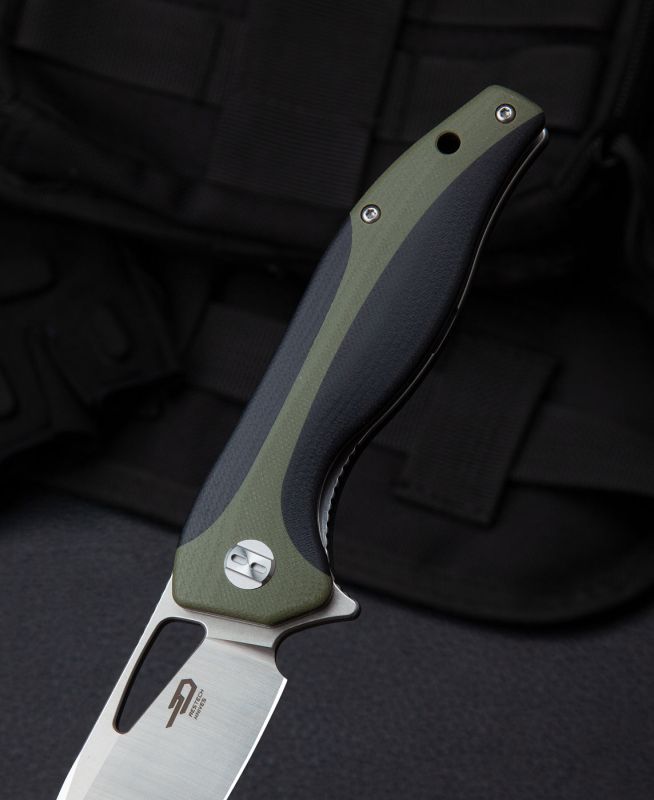 BESTECH Zatvárací nôž KOMODO LinerLock - black / green (BG26A)