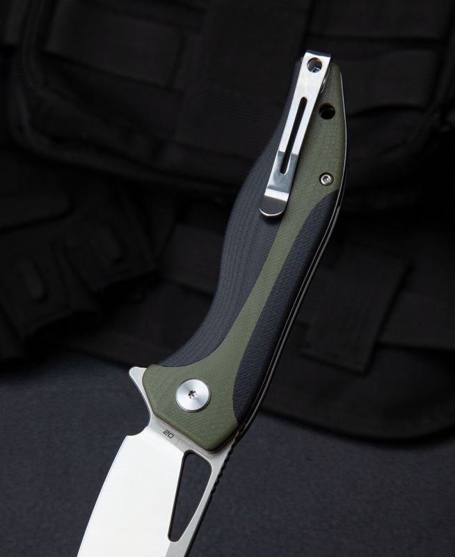 BESTECH Zatvárací nôž KOMODO LinerLock - black / green (BG26A)