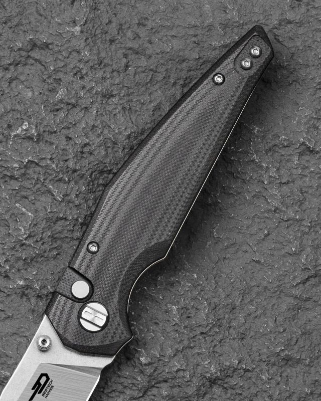 BESTECH Zatvárací nôž SNAKEBIRD ButtonLock - black (BG58C)