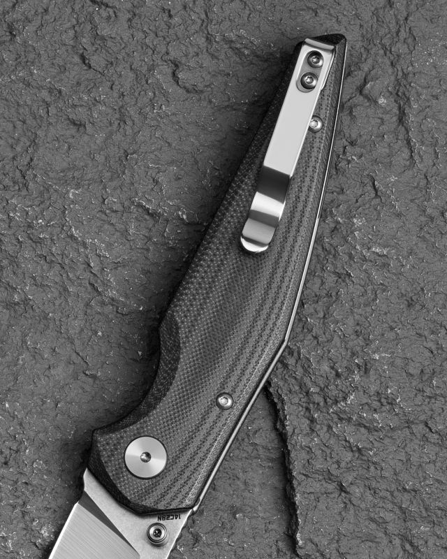 BESTECH Zatvárací nôž SNAKEBIRD ButtonLock - black (BG58C)