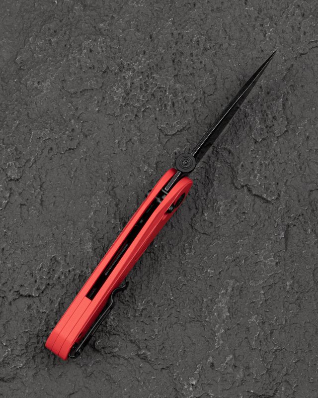 BESTECH Zatvárací nôž MOTHUS BarLock Black SW - red (BG67H)