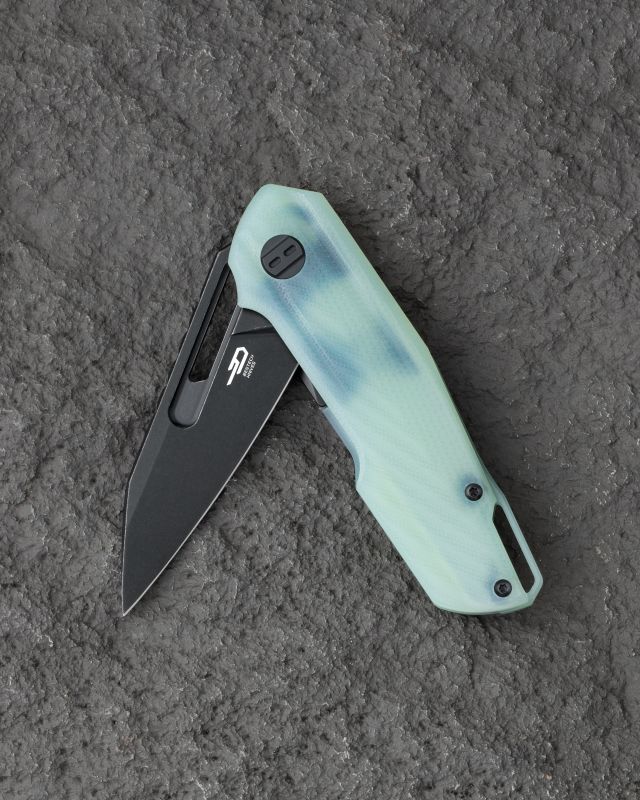 BESTECH Zatvárací nôž TODDLER LinerLock Black SW - transparent (BG64F)