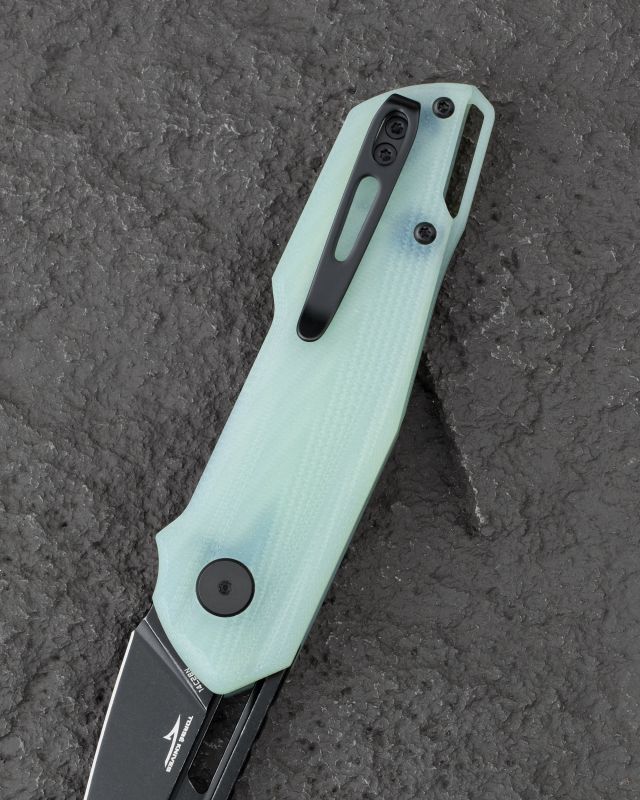 BESTECH Zatvárací nôž TODDLER LinerLock Black SW - transparent (BG64F)