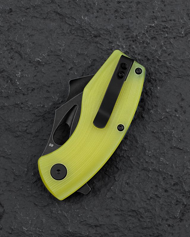 BESTECH Zatvárací nôž LIZARD LinerLock Black SW - lime green (BG39F)