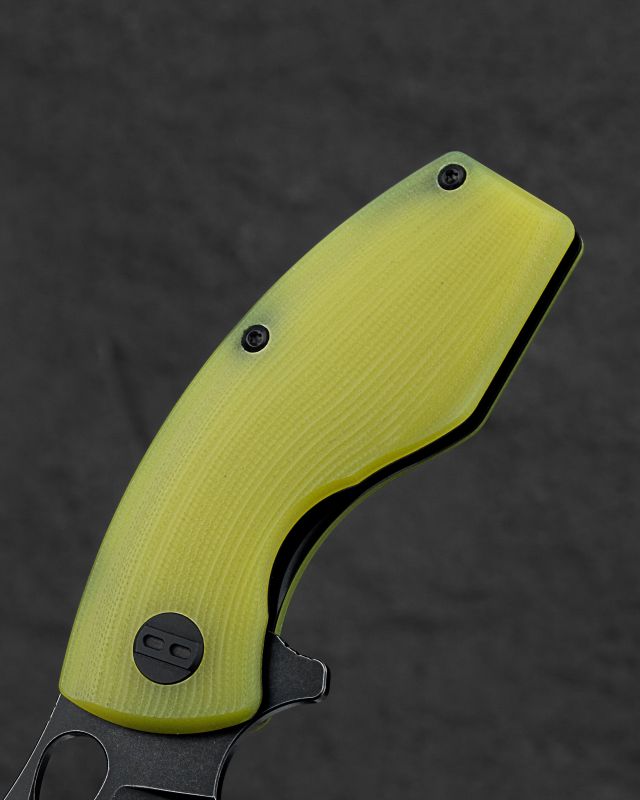 BESTECH Zatvárací nôž LIZARD LinerLock Black SW - lime green (BG39F)