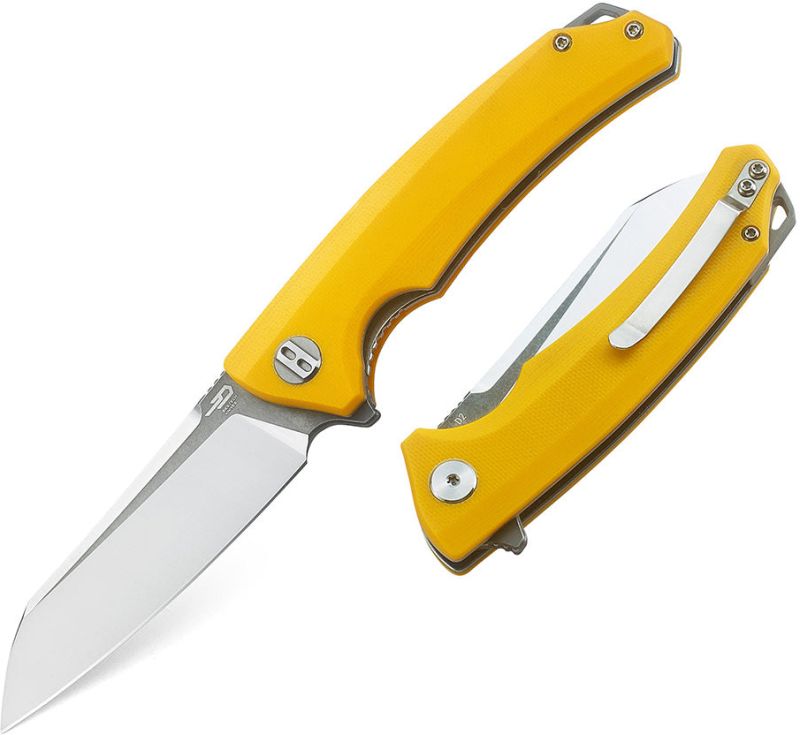 BESTECH Zatvárací nôž TEXEL LinerLock - yellow (BG21C-2)