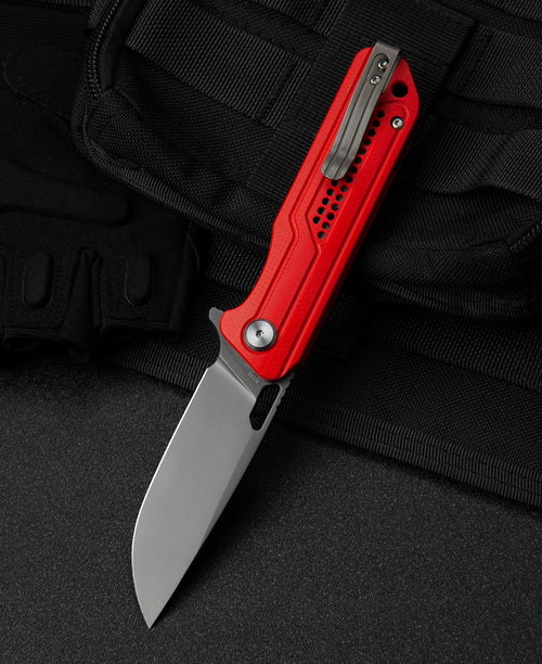 BESTECH Zatvárací nôž CIRCUIT LinerLock Grey PVD - red (BG35C-2)