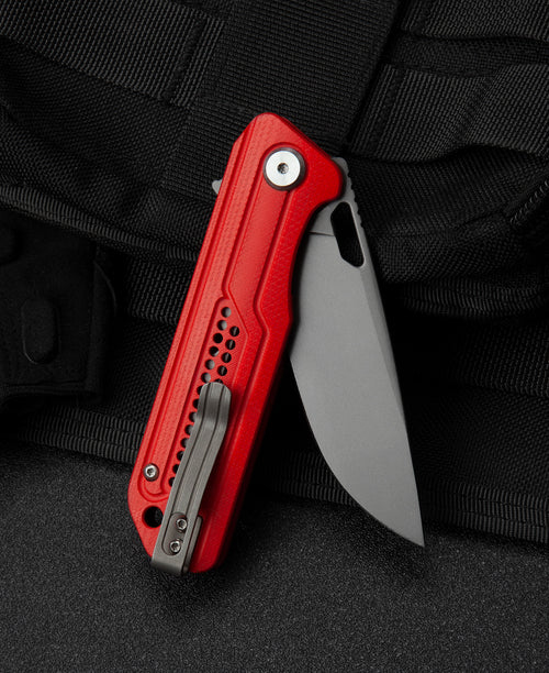 BESTECH Zatvárací nôž CIRCUIT LinerLock Grey PVD - red (BG35C-2)