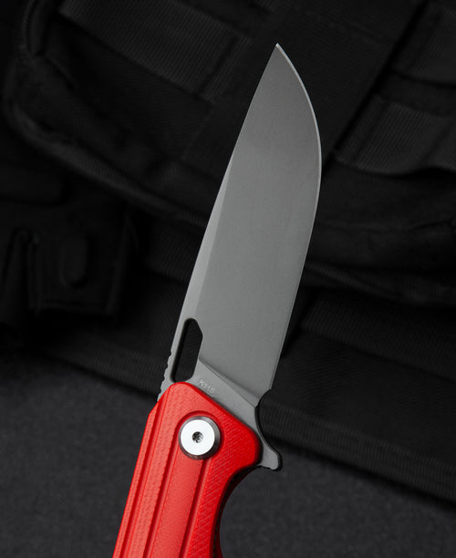 BESTECH Zatvárací nôž CIRCUIT LinerLock Grey PVD - red (BG35C-2)