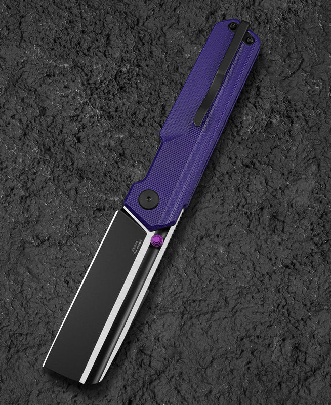 BESTECH Zatvárací nôž TARDIS LinerLock Black PVD - purple (BG54B)