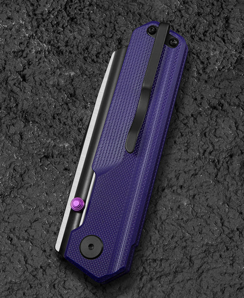 BESTECH Zatvárací nôž TARDIS LinerLock Black PVD - purple (BG54B)