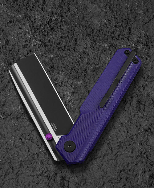 BESTECH Zatvárací nôž TARDIS LinerLock Black PVD - purple (BG54B)