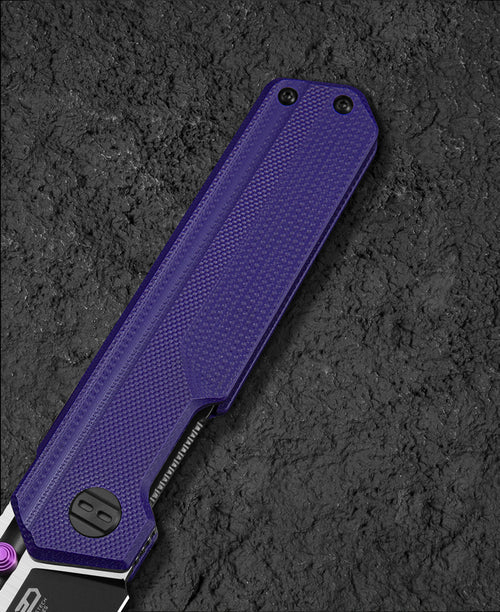 BESTECH Zatvárací nôž TARDIS LinerLock Black PVD - purple (BG54B)